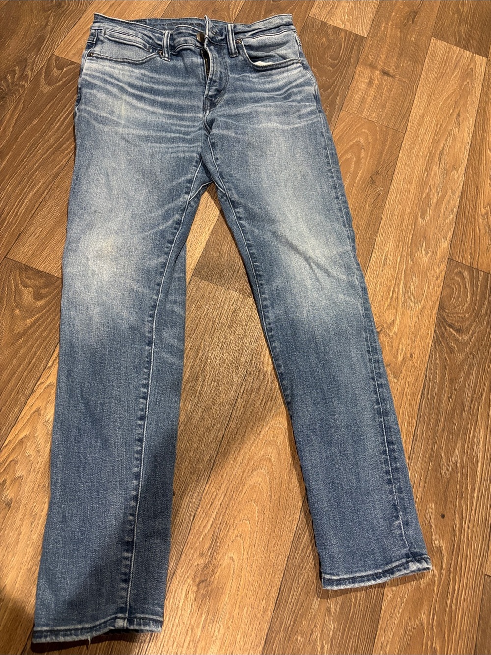 American Eagle Outfitters Light Blue Athletic Skinny Jeans